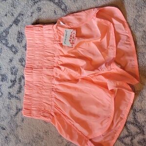 FP Movement Women's High Waisted Shorts - Color: peach - Size: S